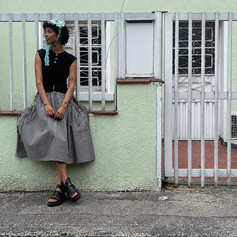 Mantel blouse Noir