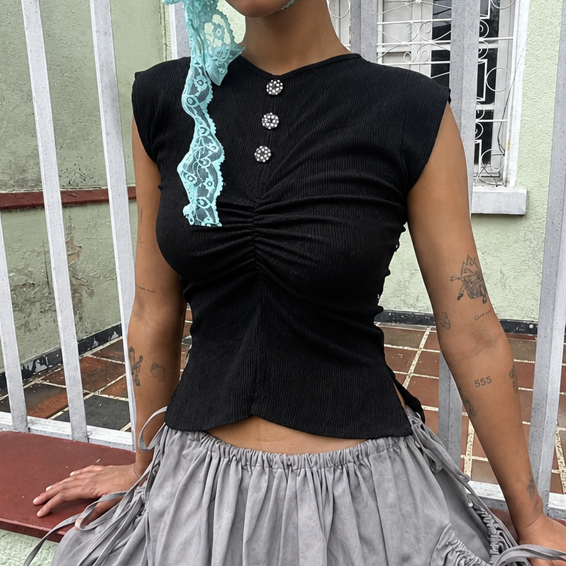 Mantel blouse Noir